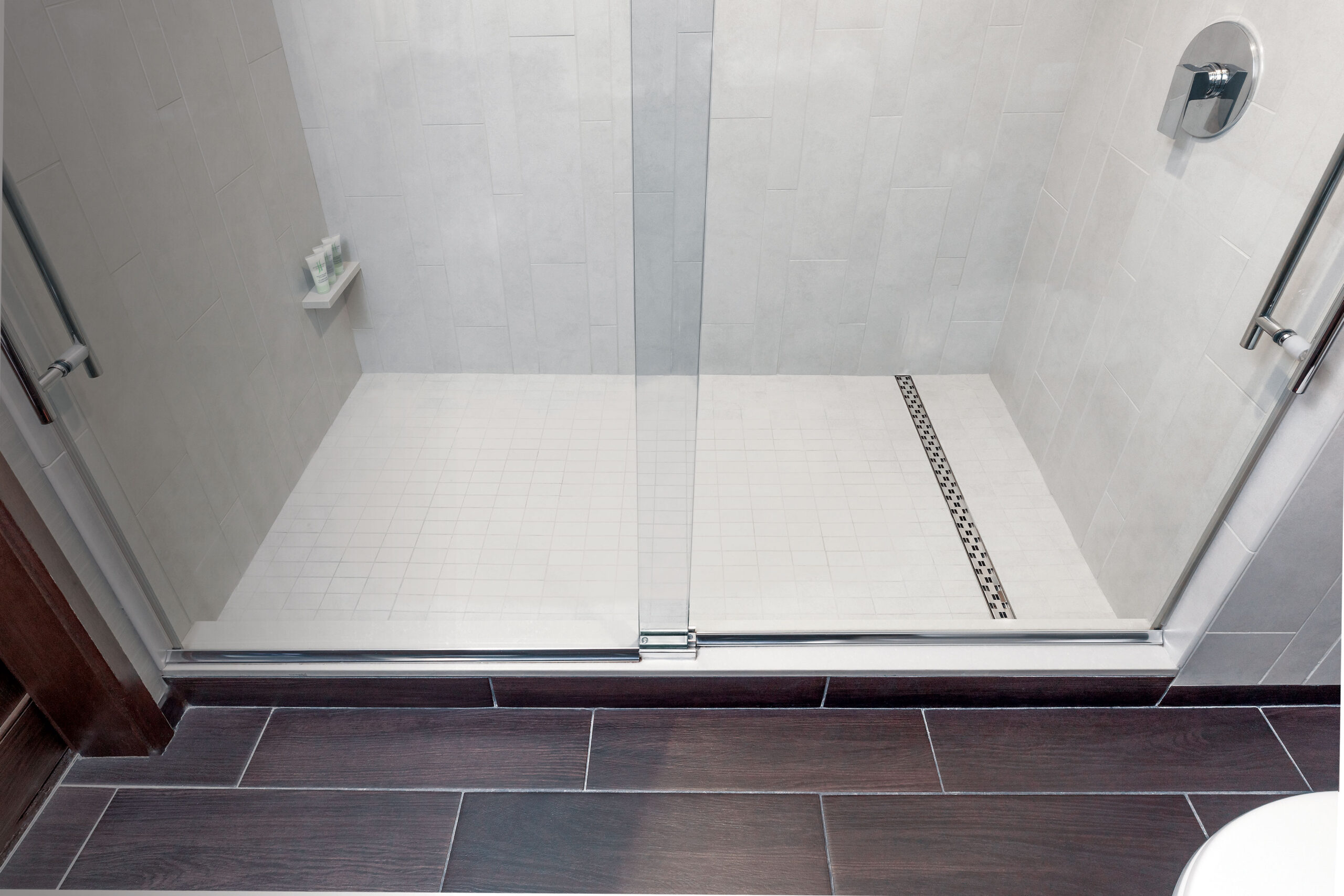 Quick Drain Curbed Shower Solution Drain