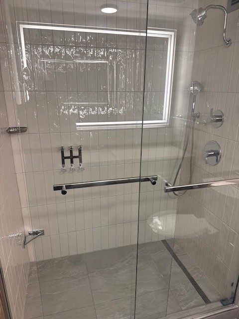 newly renovated bathroom tile